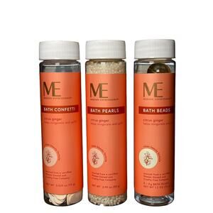 Modern Expressions Citrus Ginger bath bundle 3 piece set Travel Size